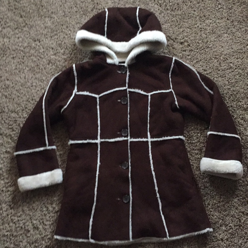 ARIZONA GIRL WARM BROWN WINTER COAT SIZE S